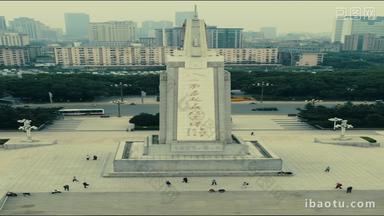 江西南昌八一起义纪念碑航拍